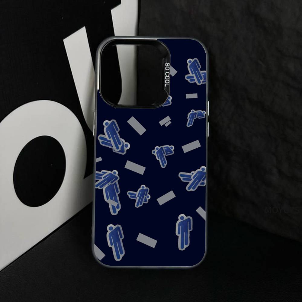 Hit Me B-BillieS Eilish Colorful Phone Case Silver Suitable For iPhone 12 11 13 14 15 16 17 Max Pro Plus X XR XS