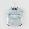 Blouse imperméable en coton à manches longues avec poche pour enfants