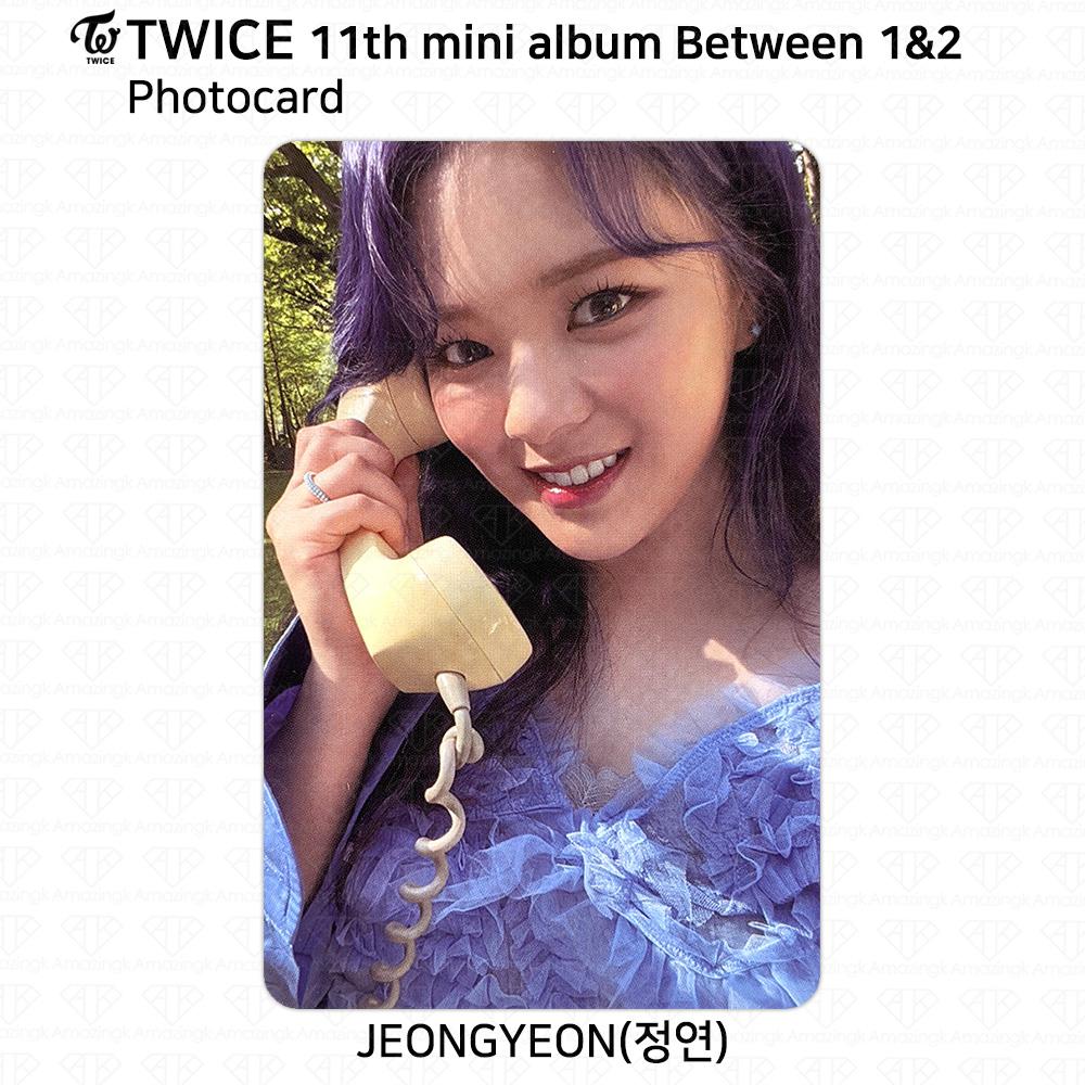 TWICE 11th Mini Album Between 1&2 Jeongyeon Photocard Postcard Polaroid POB