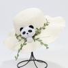 Women's Wide Brim Straw Sun Hat - Foldable Beach & Vacation Hat