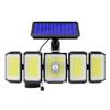 Solar Lights for Outdoor Use with Motion Sensor, 300 LEDs Super Bright with Remote, 3 Modes IP65 Waterproof for Garden