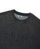 WACKY WILLY Typographic One-Point Washed Sweatshirt Charcoal