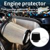 Engine Air Filter 76mm High Flow Cylinder Clamp-On Cold Air Intake Filter Closed-Top Cool Air Filter Cleaner 1 Clamp Black for Car