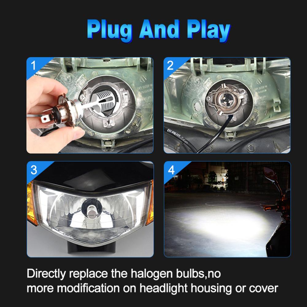 

Премиум-светодиодная фара мотоцикла H4/P15D 1V с оптимальным освещением и долгим сроком службы