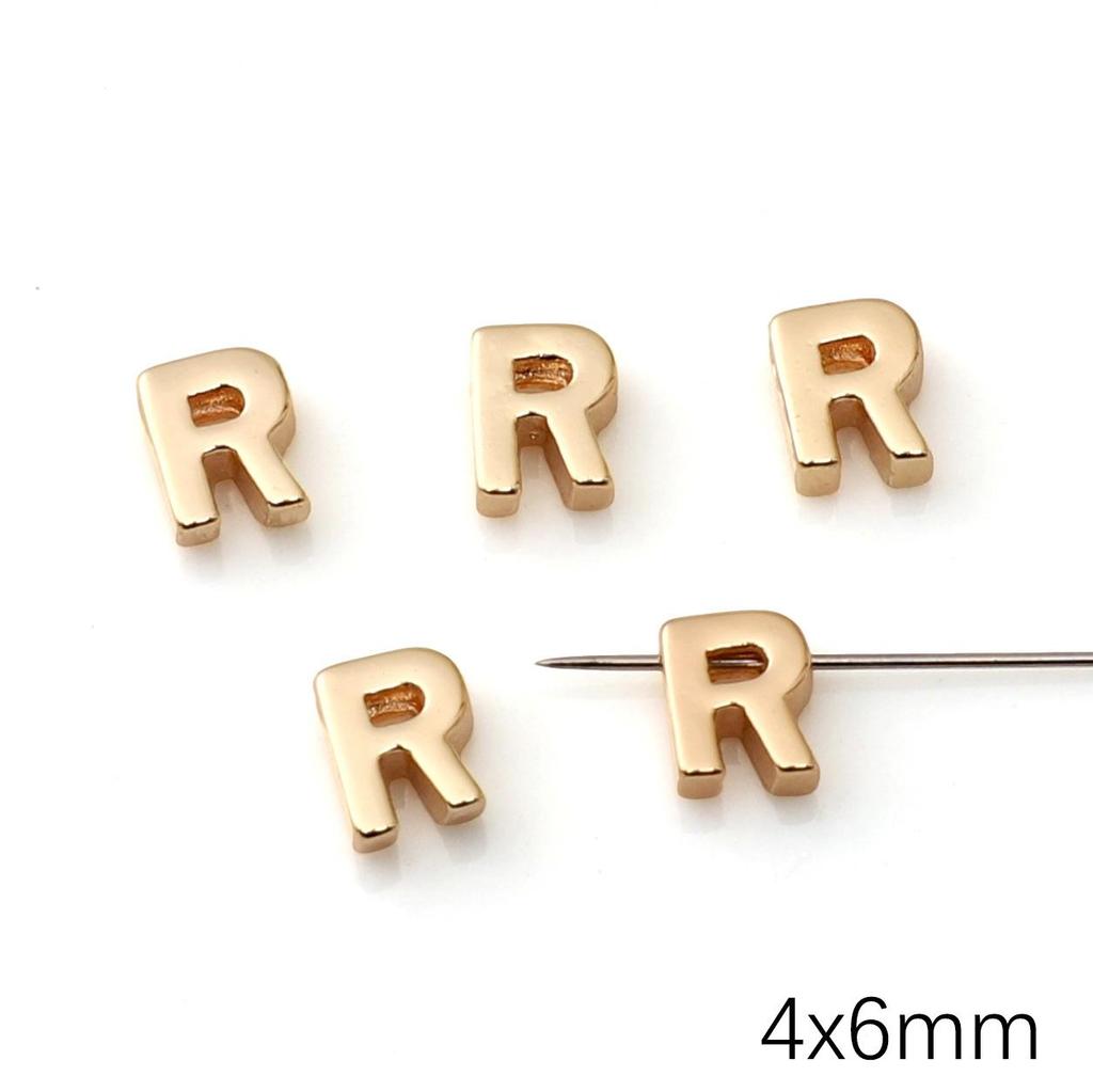 Mini Ciondolo Lettera Inglese in Rame per Creazione Gioielli Fai da Te Componenti Accessori