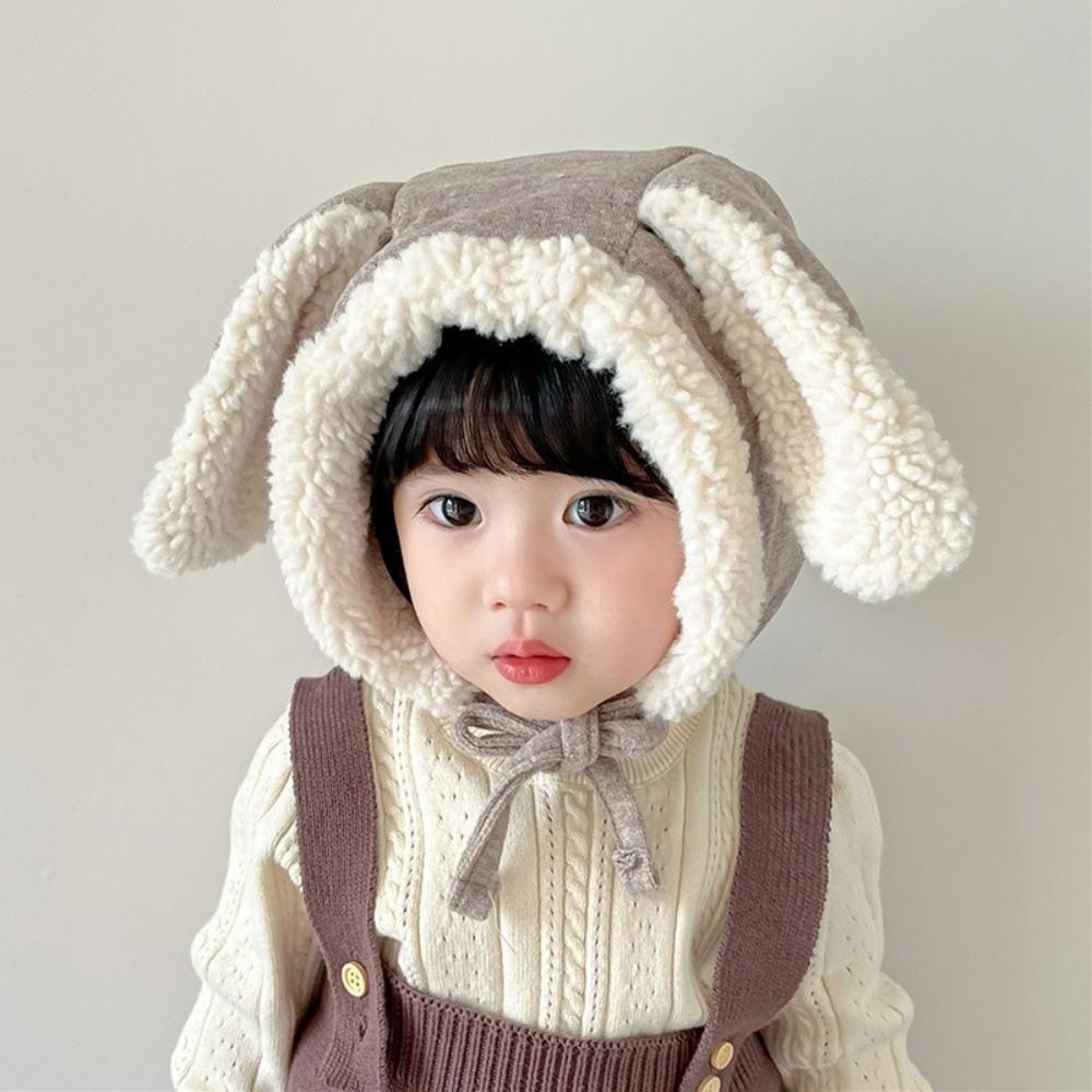 Cute Baby Beanie Cap Winter Ear Protection Hat Lovely Rabbit Ear Hat  Kids