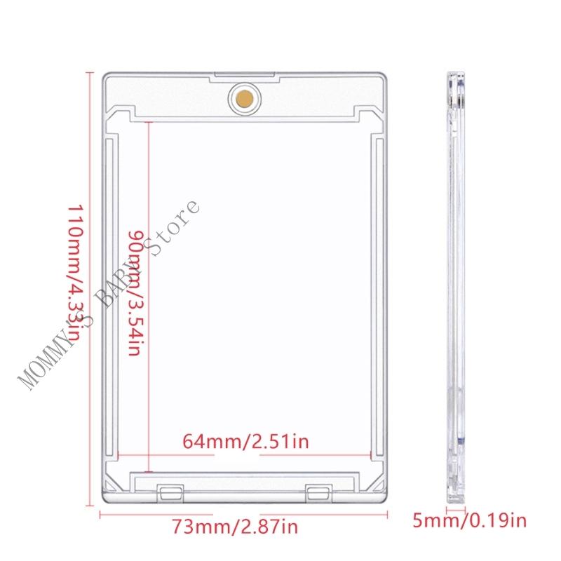 H3CD Collectible Gaming Card Display Case With Protective Dustproof Magetic Sealed