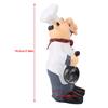 American Vintage Country Happy Chef Resin Figurine Home Restaurant Cafe Tablet Decor (71110‑04)