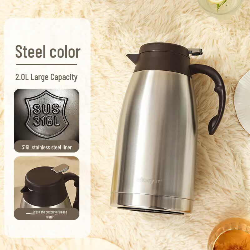 Odin AS-106 2.0L Stainless Steel Vacuum Thermos Pot