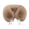 Kragen Plüschkragen Pelziger Schal Warmes Winteraccessoire Weiches Polyester Für den Täglichen Gebrauch Nackenwärmer