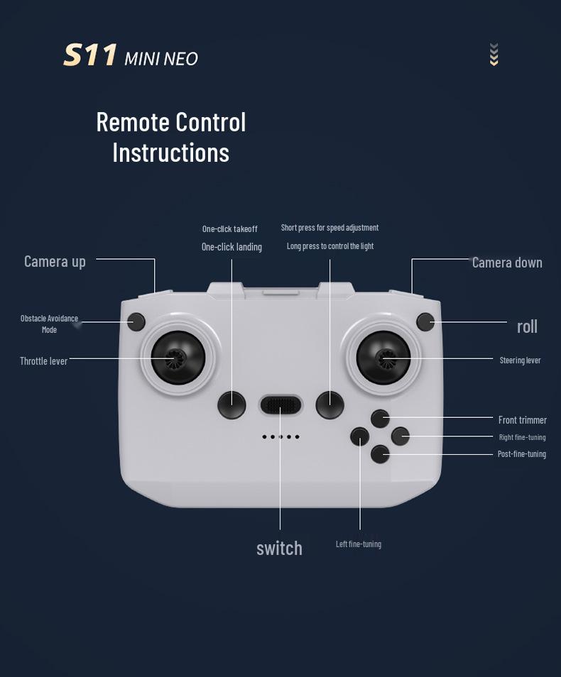 Beginner Drone with Obstacle Avoidance, HD Aerial Photography, and Optical Flow Positioning Quadcopter
