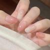 Verlaufende Bernstein-Goldfolie Abnehmbare Nagelsticker - Herbst/Winter-Kollektion