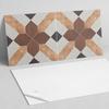 Zestaw Kafelków Winylowych Z Motywem Do Kuchni Salonu Wzór Geometryczny Z Motywem 10X40X20 Cm