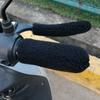 Simulierter Plüsch-Griffhandschuh, Motorrad-Griffabdeckung für den Winter, dicke, warme Griffhandschuhe, Abdeckungen, universeller Handwärmer für Roller