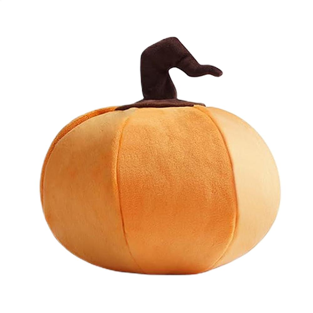 Pumpkin Dog Toy Soft Interactive Squeaky Pumpkin Games With Crinkle Paper Interactive Dog Toys For Play Training Boredom