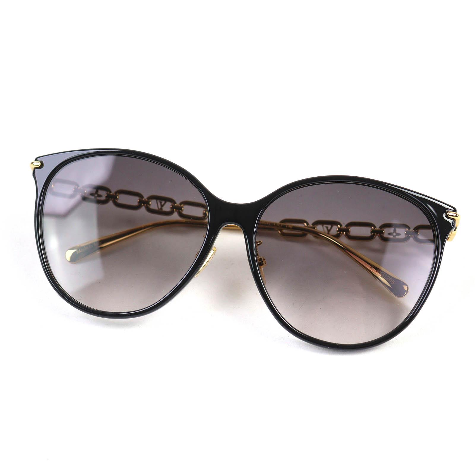 

Excellent LOUIS VUITTON sunglasses Sunglasses My LV Chain Two Cat Eye Z2826U Used