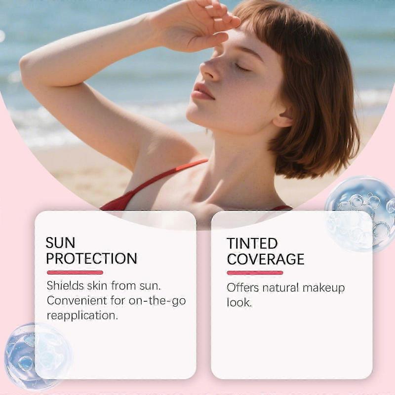 Strawberry Dew Tinted Sunscreen SPF 50+ PA+++ - All Skin Types Daily UV Protection with Moisturizing Formula, Natural Coverage & Lightweight Texture