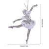 Ballet Girl Christmas Ornament Holiday Themed Acrylic Decoration Festival Season Indoor And Car Display Pendant
