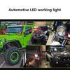4Pcs Car Lights 6LED Work Lamps Lighting Modified Spot Lights for SUV Motorcycle