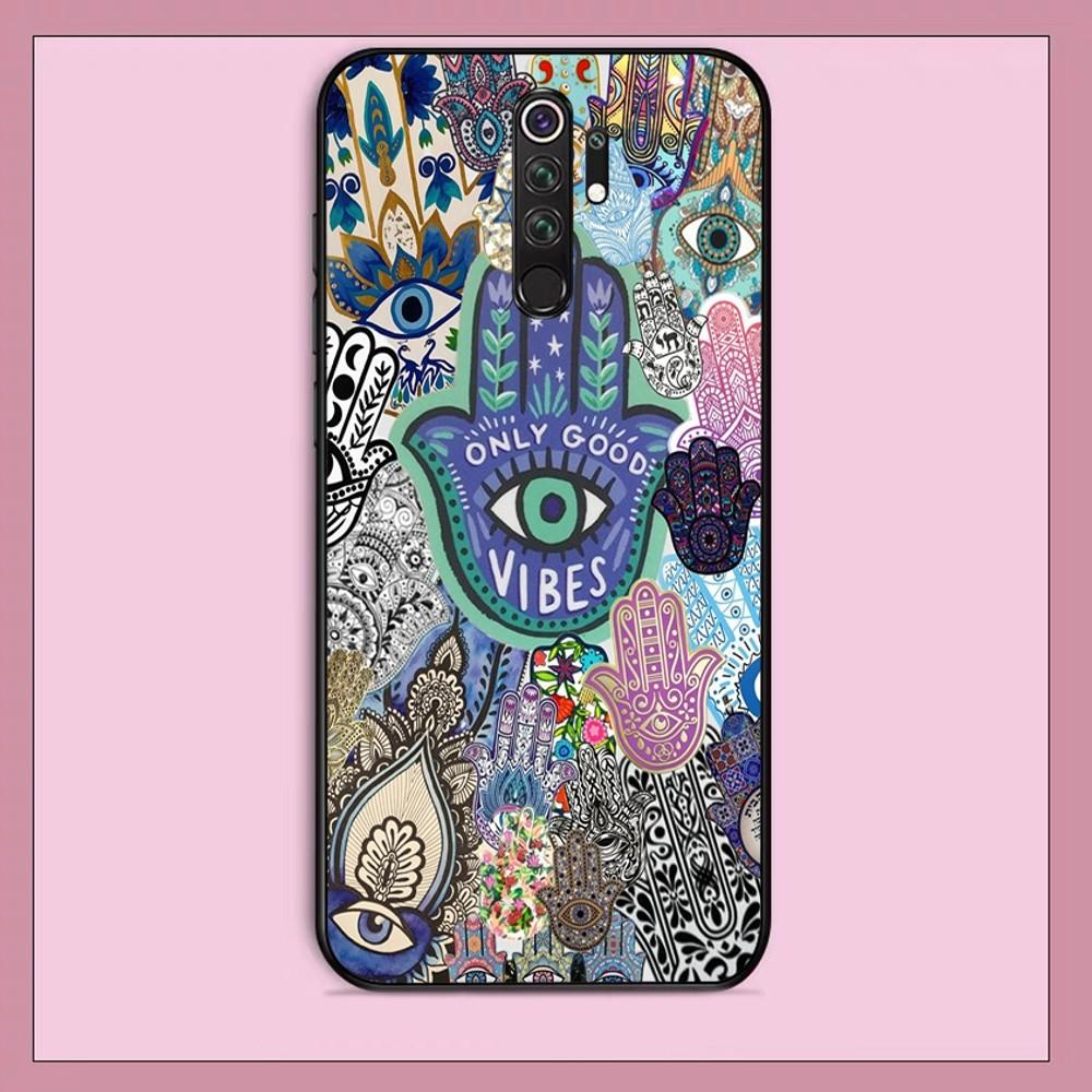 Hamsa Hand Of Fatima Phone Case For Redmi Note 4 X 5 A 6 7 8 T 9 9S 10 11 11S 11Epro Poco M3 pro