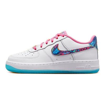 Pantofi de sport pentru copii Air Force 1 Low GS All-Star 2023 alb roz-strălucire Speed-galben DZ4883-100