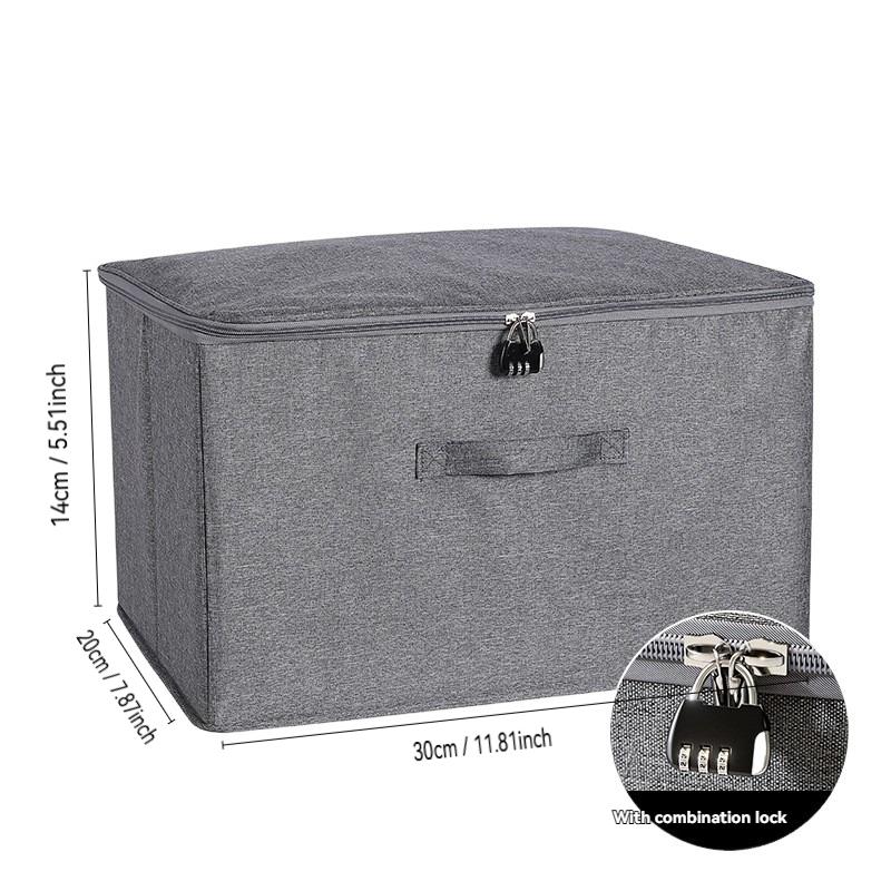Kleideraufbewahrungsbox mit Reißverschluss Große Kapazität Faltbare Kleider Quilts Organizer Tasche Schrankorganizer Unterwäsche Aufbewahrungsbox