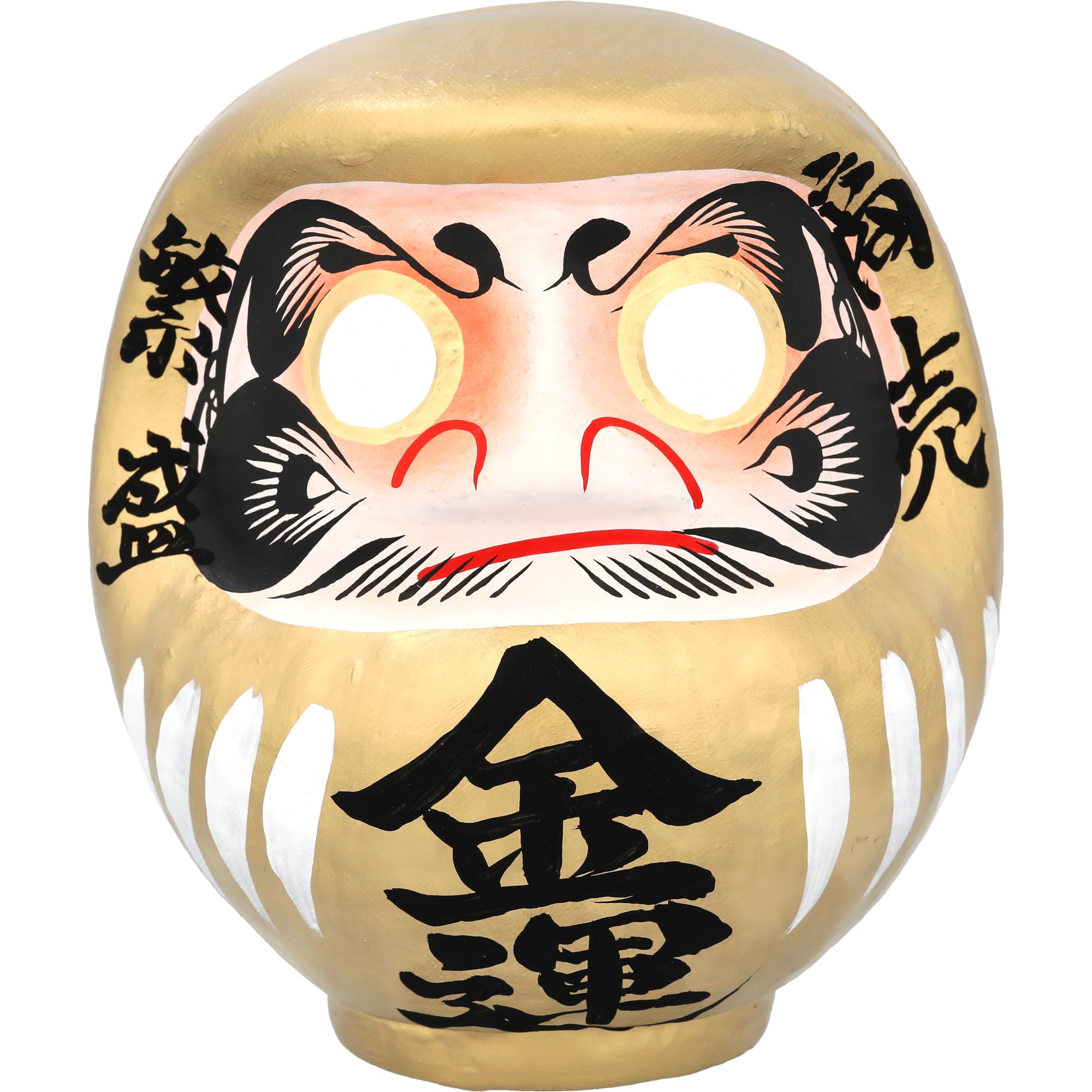 

Takasaki Daruma Doll for Prosperity and Size Approximately 15cm Increases Financial Good Fulfills Takasaki Business Prosperity [Shrine-Prayed] Wealth, золотий
