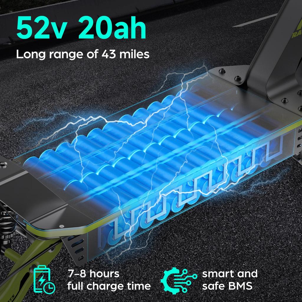 Elektroroller Faltbar Gokeep 11" 1000W Motor Vollfederung Escooter 52V 20AH Max. Reichweite 70Km Last 120Kg F5