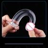 Transparent Butt Plug Soft Anal Plug with Strong Suction Cup G-spot Vaginal Massager Prostate Stimulator Erotic Adult Products
