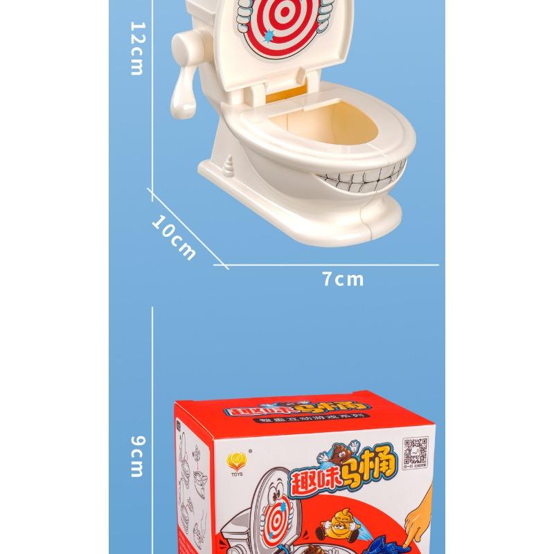 Mini Toilet Daddy New and Strange Fun Projection Game Tricky Small Toilet Funny Toy for Children
