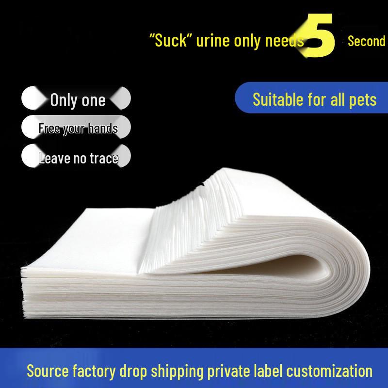 Free Shipping Pet Urine Pads - Thick, Absorbent, Disposable Pads for Dogs and Cats. Thickened Instant Absorbent 25x30cm 50 pieces