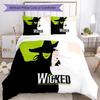 3pcs Wicked pattern bedding set duvet cover set includes duvet cover &pillowcases, perfect all season bedroom decoration & gift