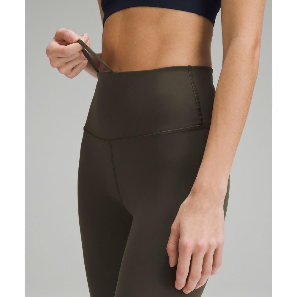 Lululemon Wunder Train High Rise Tight 25  Dark Olive