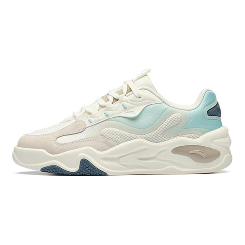 Anta Tianxing Mesh Abrasion Resistant Low top Sports Casual Shoes Men's White Blue Gray 112238091R-2
