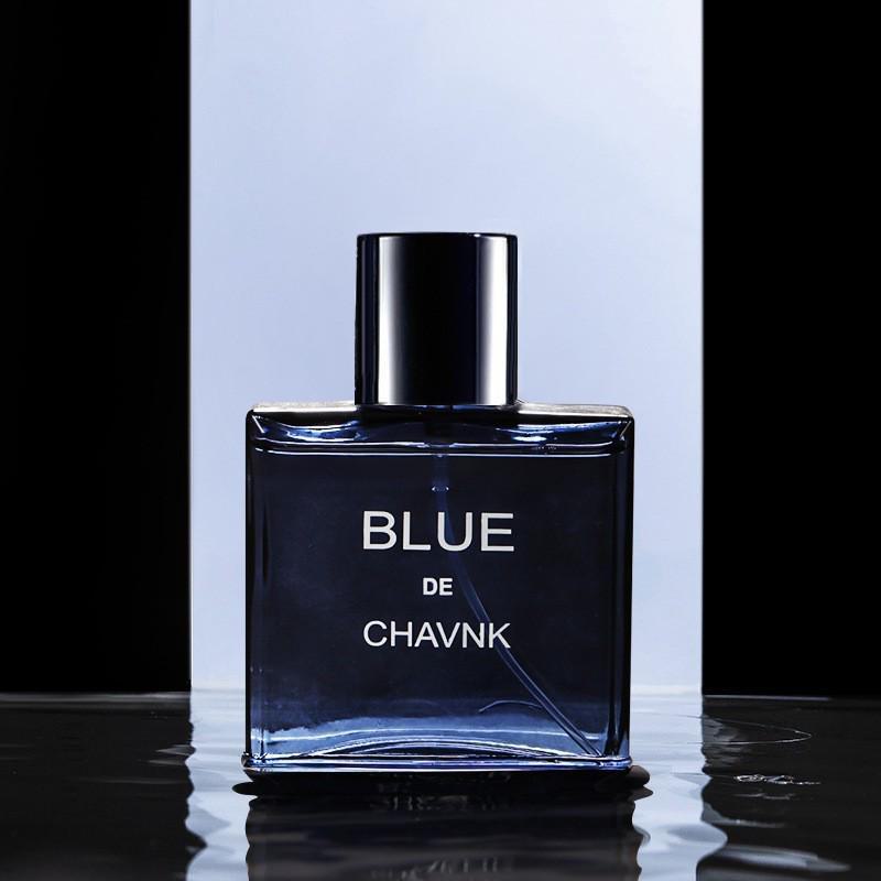 Perfume masculino Oceanic Blue Gentleman da Xiaocheng Yixiang - Fragrância duradoura, leve e masculina para estudantes.