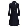 Troloman New Chinese Style Women's Long Wool Coat