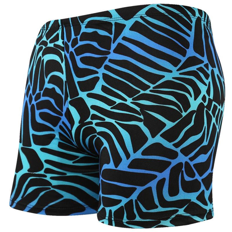 Men's Plus Size Quick-Dry Square Leg Swim Trunks - Fashionable, Comfortable, Anti-Embarrassment Beach and Hot Spring Swimwear