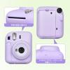 HIYQIN Fujifilm Instax Mini 12 Case, Silicone Travel Case, Shockproof, Protective Cover for Instax Mini 12 (Purple)