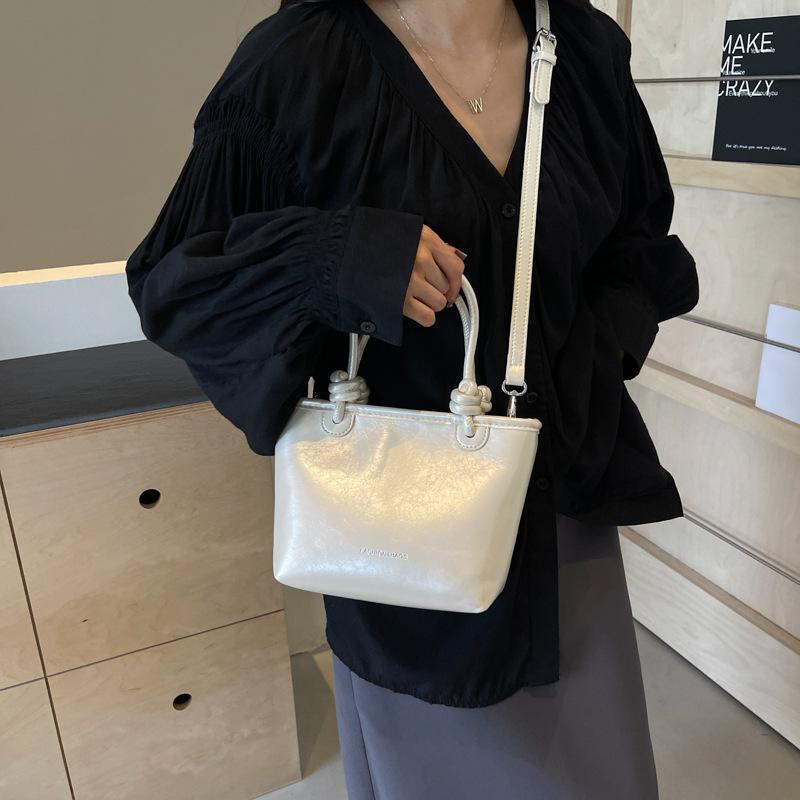 Ręczny Wiaderko Mała Torba Damska Nowa Moda Wszechstronna Torba Kurierska Torba na Ramię do Dojazdów