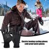 USB Heated Gloves 3 Modes Adjustable Breathable Hand Warmer Full Finger Electric Work Skiing Outdoor Hiking Camping Cycling