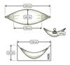 La Siesta CURRAMBERA Double Hammock (1-2 Person), Orange, CUH16-5
