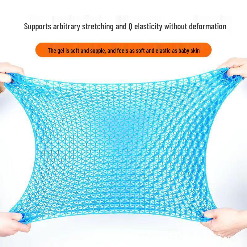 Summer Honeycomb Gel Cooling Seat Cushion - Breathable Comfort for Office, Car, or Sofa.