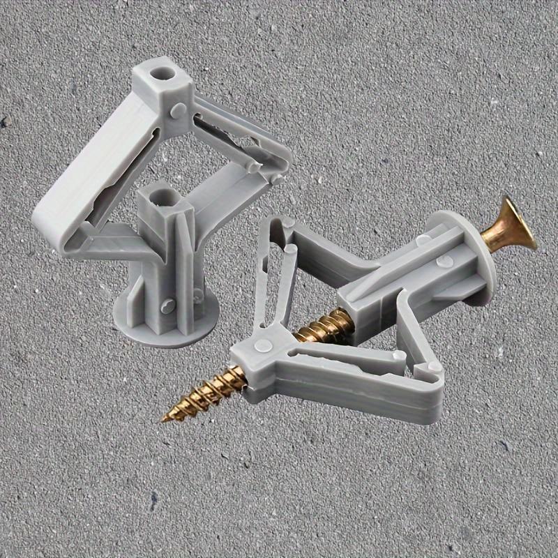 

Анкеры для полых стен Комплект анкеров для гипсокартона с винтами, Самозасверливающийся анкер для полых стен, Серые анкеры-бабочки для полых стен Расширительная трубка