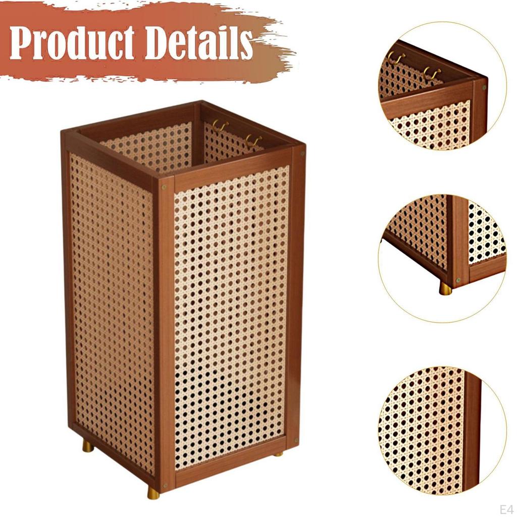 Umbrella Holder Stand Bucket Multipurpose Sturdy Portable Decor Storage Organizer Bin Rack