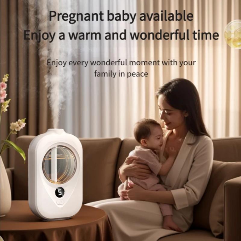 Smart Wall Mounted Essential Oil Diffuser Aromatherapy Humidifier with Automatic Air Deodorization for Home