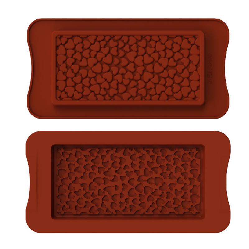 

Алфавитно-цифровые формы для шоколадного торта в виде сердца и кошачьей лапки - Силиконовые для выпечки на Рождество и Пасху Chocolate Color