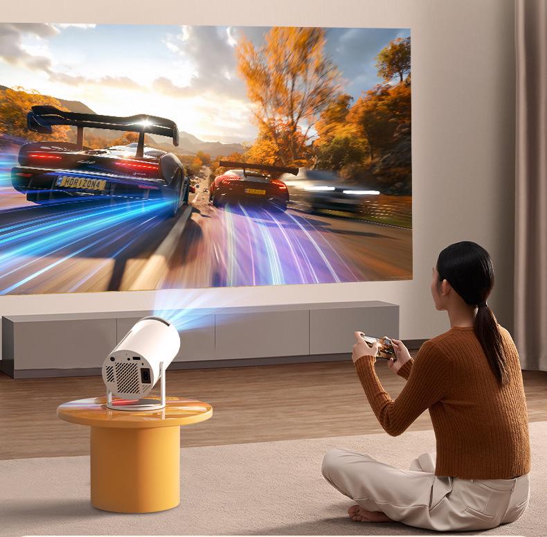 HY300 Mini HD Smart Home Projector for Bedroom Wall