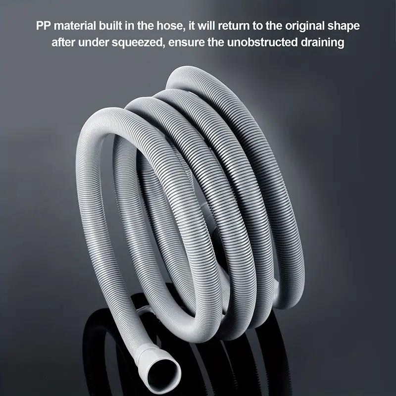 1.5/2/3 Meter Washing Machine Drain Hose Flexible Dishwasher Drain Hose Extension Kits Corrugated Washer Discharge Hose