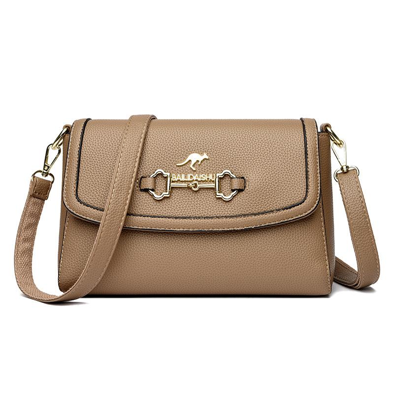 New Women's Personalized One Shoulder Slanted Straddle Women's Bag Tote Bag Fashionable Korean Style Simple and Atmospheric Small Bag