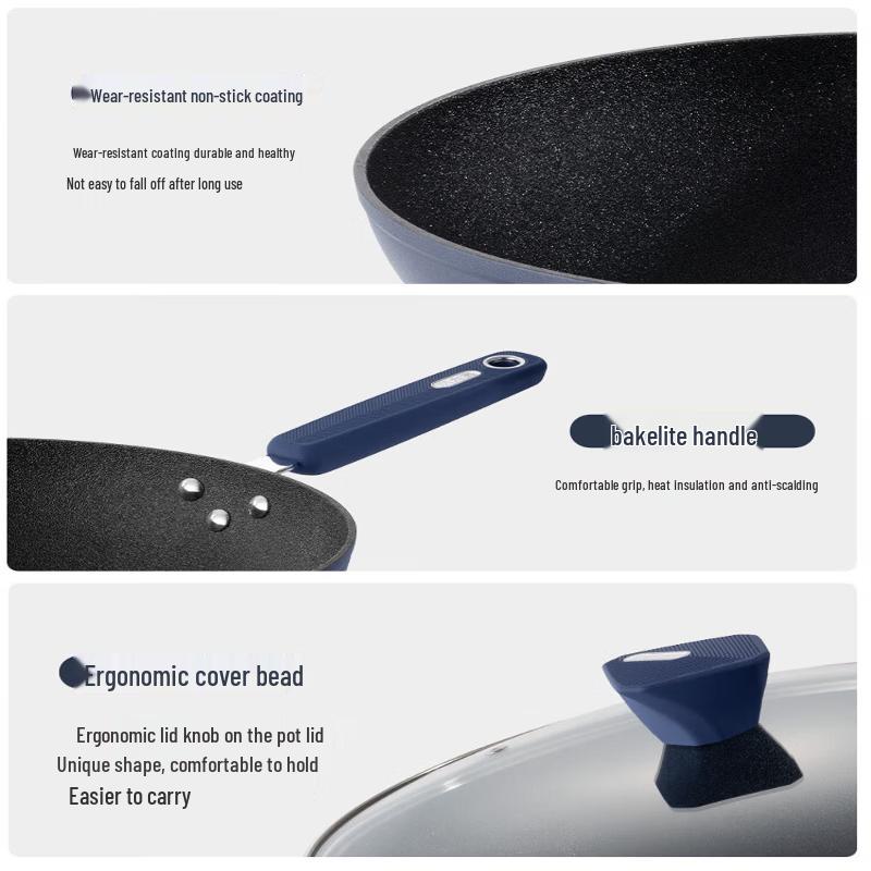 COOKER KING Non-Stick Stir-Fry Pan